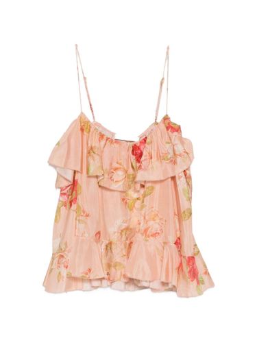 Zimmermann Roselight Silk Top - Zimmermann - Modalova
