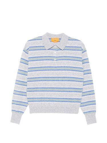Cashmere Striped Polo Shirt - GUEST IN RESIDENCE - Modalova