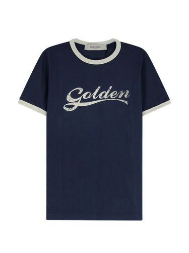 Golden Goose Logo Cotton T-Shirt - Golden Goose - Modalova