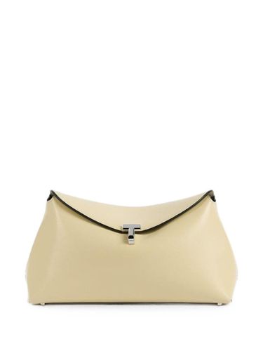 TOTEME T-Lock Leather Clutch - TOTEME - Modalova