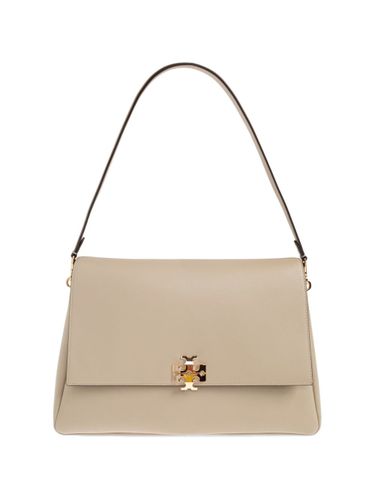 Charlie Large Leather Shoulder Bag - Tory Burch - Modalova