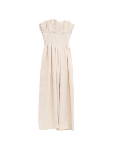 Claude Linen Blend Midi Dress - KHAITE - Modalova