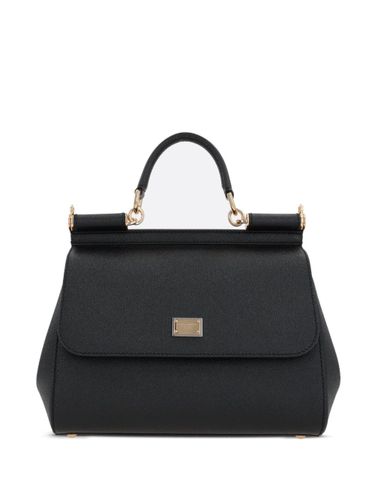 Sicily Large Leather Handbag - Dolce & Gabbana - Modalova