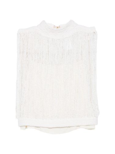 Wool And Silk Blend Top - Fabiana Filippi - Modalova