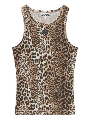 GANNI Organic Cotton Tank Top - GANNI - Modalova