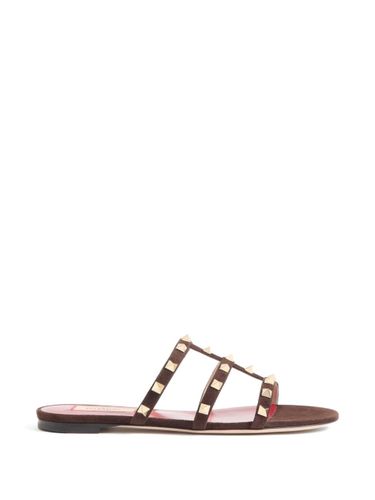 Rockstud Leather Sandals - Valentino Garavani - Modalova