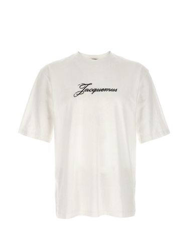 JACQUEMUS Logo Cotton T-Shirt - JACQUEMUS - Modalova