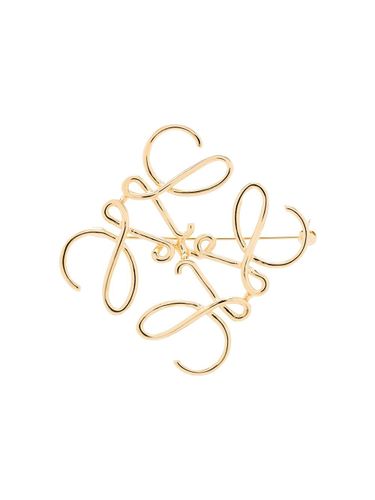 Loewe Anagram Brooch - Loewe - Modalova