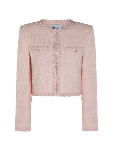 SELF PORTRAIT Bouclé Short Jacket - SELF PORTRAIT - Modalova