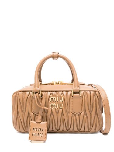 Arcadie Regular Leather Handbag - Miu Miu - Modalova