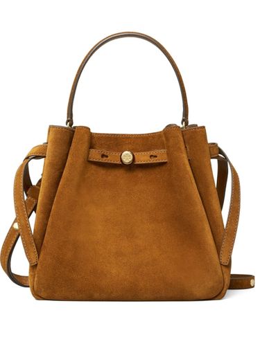 Romy Suede Leather Bucket Bag - Tory Burch - Modalova