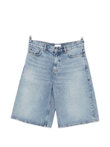 TOTEME Denim Cotton Bermuda Shorts - TOTEME - Modalova