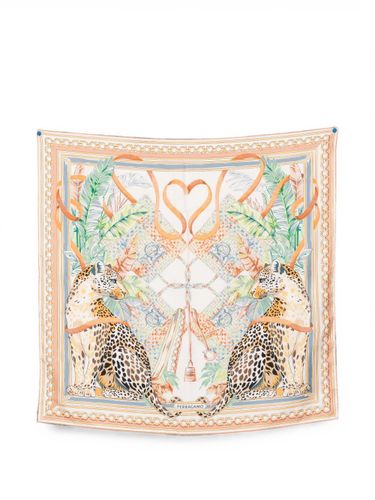 Ferragamo Printed Silk Foulard - Ferragamo - Modalova