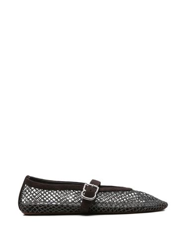 Strass Embellished Net Ballet Flats - Alaïa - Modalova
