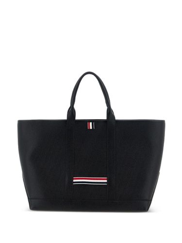 Thom Browne Medium Leather Tote Bag - Thom Browne - Modalova