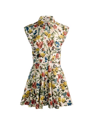 Printed Cotton Mini Dress - ALICE+OLIVIA - Modalova