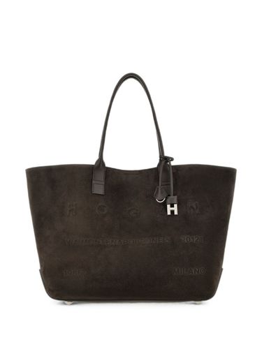 Address Medium Leather Tote Bag - Hogan - Modalova