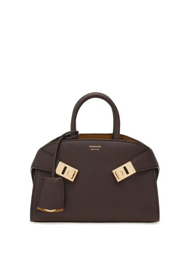 Ferragamo Hug Mini Leather Handbag - Ferragamo - Modalova