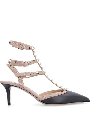 Rockstud Leather Pumps - Valentino Garavani - Modalova