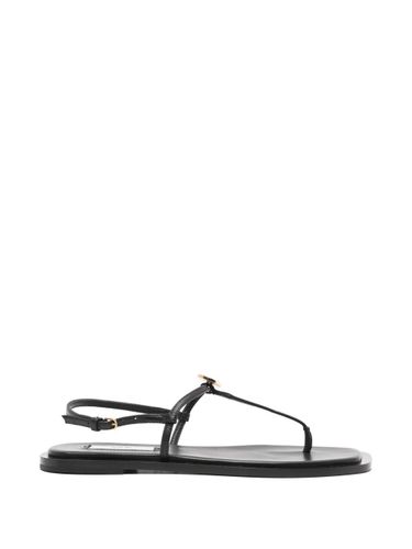 TOTEME T-Strap Leather Sandals - TOTEME - Modalova