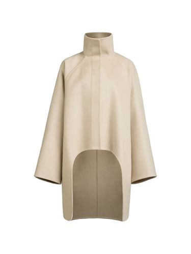 Alaïa Cashmere Asymmetric Coat - Alaïa - Modalova
