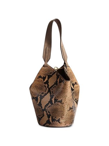 Lotus Mini Leather Bucket Bag - KHAITE - Modalova