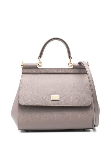 Sicily Medium Leather Handbag - Dolce & Gabbana - Modalova