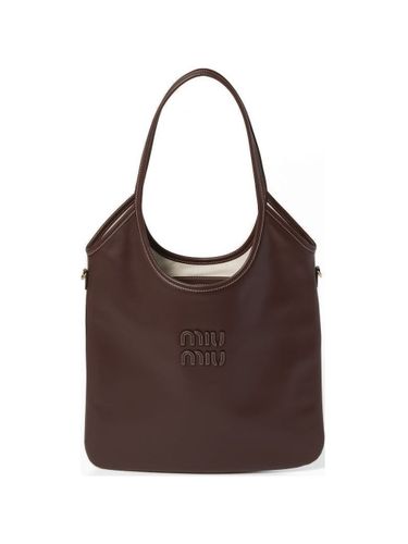Miu Miu Ivy Leather Shoulder Bag - Miu Miu - Modalova