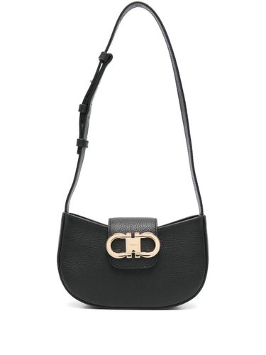 Double Gancio Leather Shoulder Bag - Ferragamo - Modalova