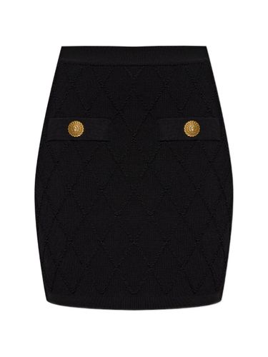 Balmain Quilted Mini Skirt - Balmain - Modalova