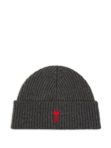 Ami Paris Wool Hat - Ami Paris - Modalova