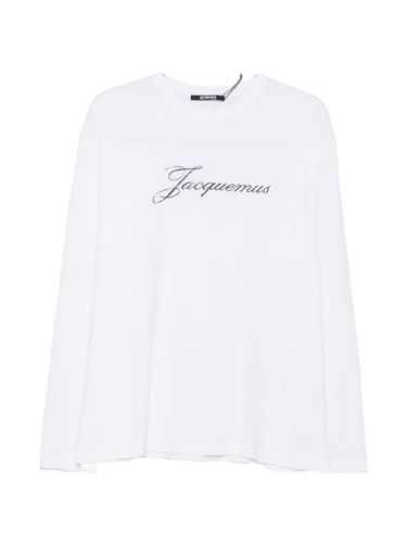 JACQUEMUS Logo Cotton T-Shirt - JACQUEMUS - Modalova