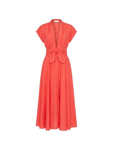 Alaïa Linen Blend Long Dress - Alaïa - Modalova