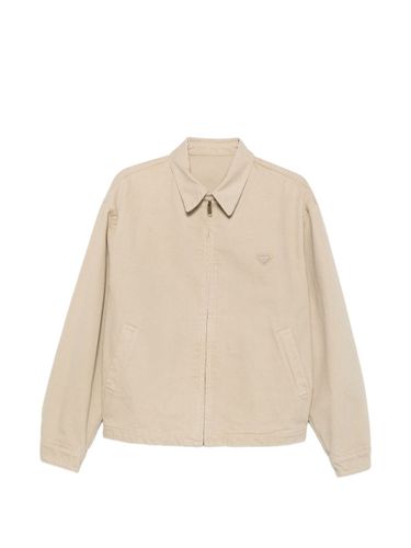 Prada Denim Cotton Blouson Jacket - Prada - Modalova