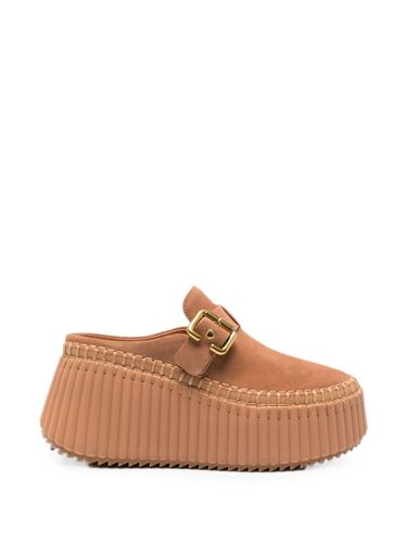 Chloé Nama Suede Leather Slippers - Chloé - Modalova