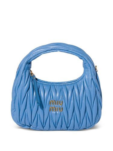 Wander Small Leather Hobo Bag - Miu Miu - Modalova