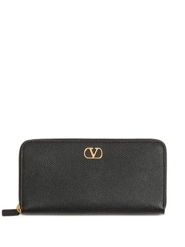 Vlogo Signature Leather Wallet - Valentino Garavani - Modalova