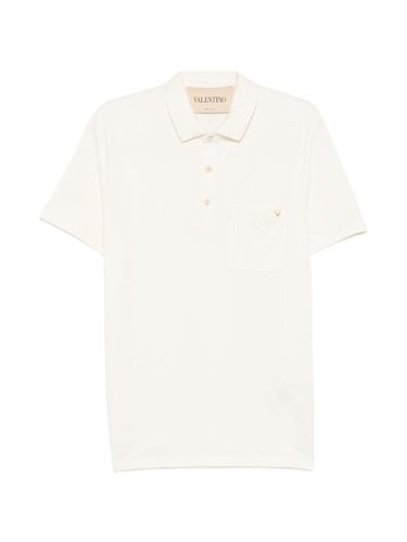 Valentino Vgold Cotton Polo Shirt - Valentino - Modalova