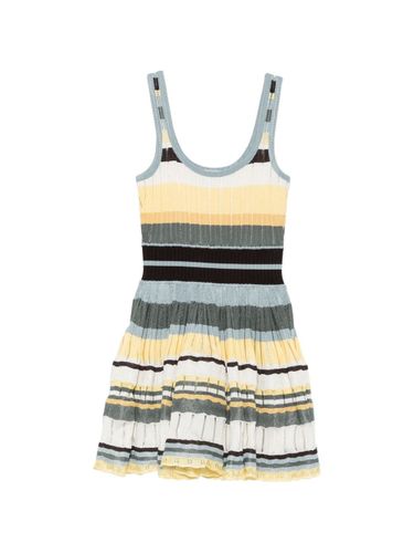 Alaïa Striped Mini Dress - Alaïa - Modalova