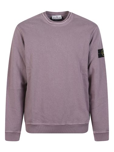 Crew-Neck Sweater With Logo - Stone Island - Modalova