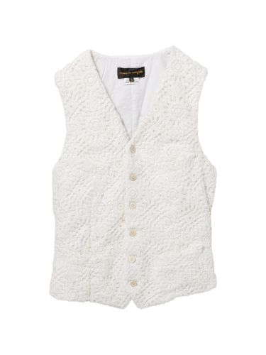 Floral-Embroidered Vest - COMME DES GARÇONS - Modalova