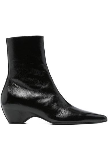 KHAITE Sybil Leather Ankle Boots - KHAITE - Modalova