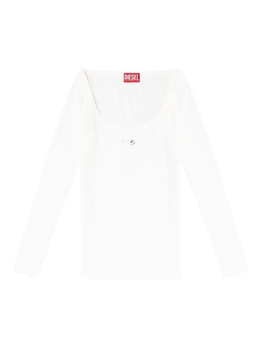 Diesel Logo Cotton Top - Diesel - Modalova