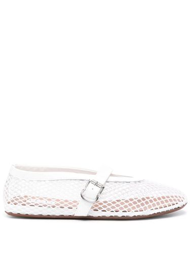 Alaïa Fishnet Leather Ballets - Alaïa - Modalova