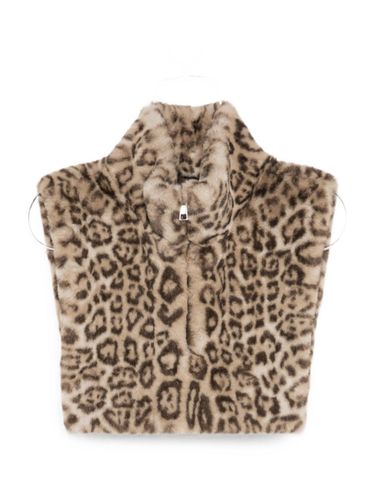 APPARIS Faux Fur Zip-Up Cape - APPARIS - Modalova