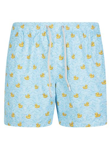 Lighting Micro Stretch Swim Shorts - MC2 Saint Barth - Modalova