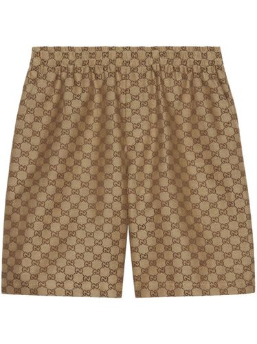 Gucci Gg Supreme Linen Shorts - Gucci - Modalova