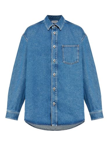 Loewe Anagram Denim Overshirt - Loewe - Modalova