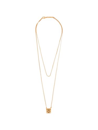 Loewe Anagram Necklace - Loewe - Modalova