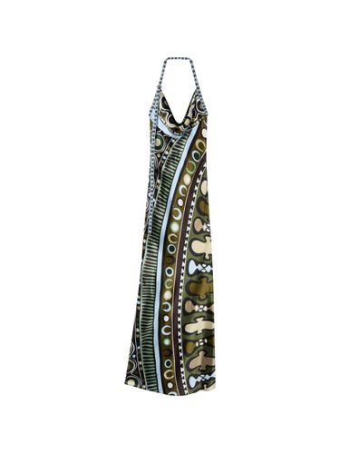 Pucci Printed Satin Long Dress - Pucci - Modalova